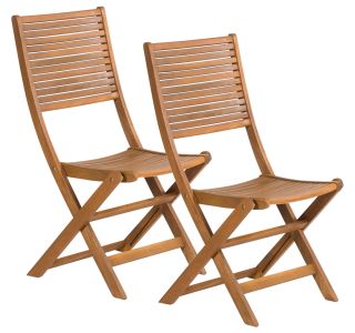 LESENI STOL FIELDMANN FDZN 4012-T, 49X59X94 CM ZLOŽLJIV, AKACIJA 2 STOLA