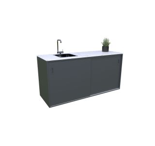 LETNA KUHINJA MS VISCOM ELEMENT S POMIVALNIM KORITOM 1800X634 MM