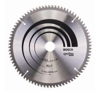 LIST ŽAGE ZA LES WIDIA BOSCH 254X3.0/2.5 80 ZOB
