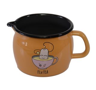 TREBUŠASTI LONČEK S KLJUNOM PUNS   1,3 L , 12 CM