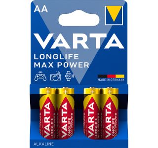 ALKALNI BATERIJSKI VLOŽEK VARTA LR06 AA MAX POWER BL/4, 1.5V