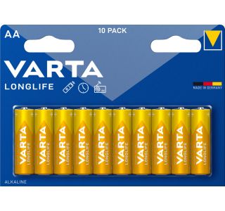 ALKALNI BATERIJSKI VLOŽEK VARTA LR06 AA 10/1 LONGLIFE
