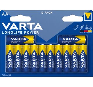 ALKALNI BATERIJSKI VLOŽEK VARTA LR06 AA 12/1 LONGLIFE POWER