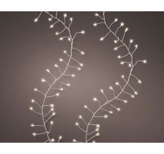 MICRO LED 600 CM 8 FUNKCIJ TOPLO BELE