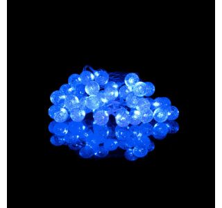 LUČKE MQ 40 LED KROGLICE 2.5 CM MODRE Z MEHURČKI