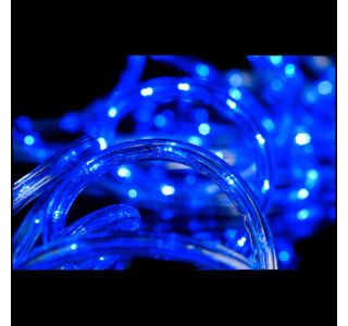 LUČKE MQ LED SVETLOBNA CEV MODRA DVOŽILNA 13 MM