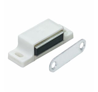 MAGNETNI ZASKOČNIK HETTICH DIY 45X14X15 MM, 4-5 KG, BEL, V ZAVOJU JE 4 KOS