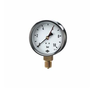 MANOMETER JAKO 63 0-10 BAR 6.35 MM (1/4)