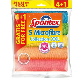 MIKROKRPA MICROFIBRE ECO XXL 4+1 KOS