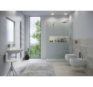 WC ŠKOLJKA, VISEČA OLYMPIA MILADY BELA SIJAJ VISEČA