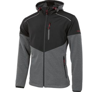 JAKNA ALBATROS MITCHELL ČRNO/SIVA ŠT. L FLIS/SOFTSHELL