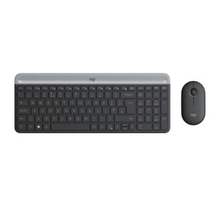 TIPKOVNICA LOGITECH SLIM MK470 + MIŠKA MK470 BREZŽIČNA, GRAFITNA