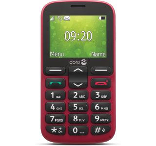 MOBILNI TELEFON DORO 1380 RDEČ