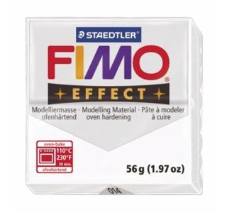 MODELIRNA MASA, PLASTELIN FIMO FIMO EFFECT POL. MASA 014 56G TRANSPARENT, BELA