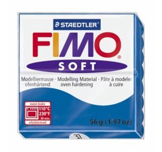 MODELIRNA MASA, PLASTELIN FIMO SOFT 37, MODRA 56 G