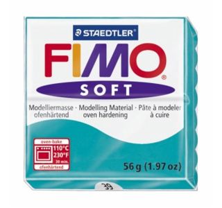 MODELIRNA MASA, PLASTELIN FIMO SOFT 39, TURKIZNA 56 G