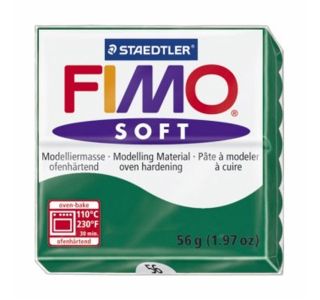 MODELIRNA MASA, PLASTELIN FIMO SOFT 56, T.ZELENA 56 G