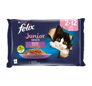 MOKRA HRANA ZA MAČKA FELIX JUNIOR 4X85G