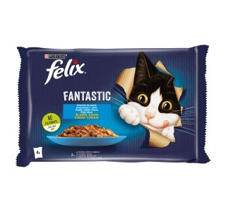 MOKRA HRANA ZA MAČKA FELIX RIBE 4X85G