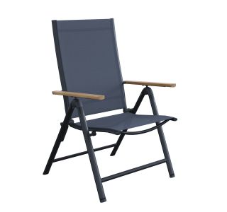 KOVINSKI STOL NATERIAL ORIS 67X58X110 T.SIV ALU, ZLOŽLJIV