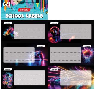NALEPKE TARGET ŠOLSKE 6/1 NEON VIBES 28248