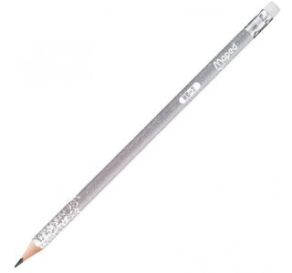 NAVADNI SVINČNIK MAPED GLITTER HB, RAZLIČNE BARVE