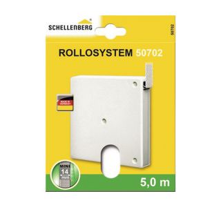SCHELLENBERG FIKSNI NAVIJALEC ZA ROLETE MINI BELE BARVE