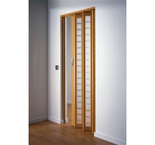 PREKLOPNA VRATA MARLEY NEW GENERATION BUKEV STEKLO BEL KARO 86X205 CM