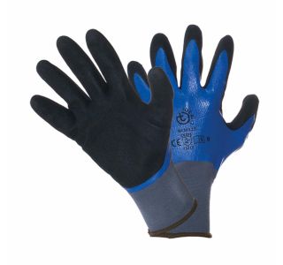 GUMENE ROKAVICE IDEAL-T NITRIL ČRNE ŠT.8 OIL NFM110