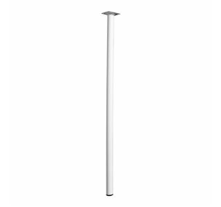 POHIŠTVENA NOGA HETTICH DIY, OKROGLA FI 30X800 MM, BELA