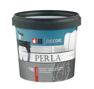 NOTRANJA DEKORATIVNA BARVA JUB DECOR PERLA SREBRNI DEKORATIVNI GEL 1 KG