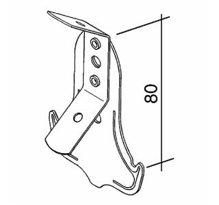 OBEŠALO KNAUF SIDRNO OBEŠ. NASTAV. 80MM BREZ ZAVORE