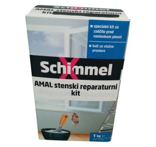 SCHIMMEL-X REPARATURNI BELI KIT 1KG, KI BLOKIRA PLESEN