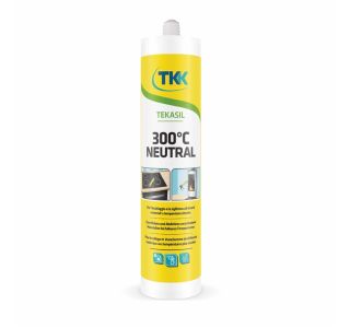 TEMPERATURNO ODPORNI SILIKON TEKASIL NEVTRAL 300°C ČRN 300ML