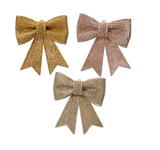 OKRASEK ZA JELKO DECORIS PENTLJA 13 CM SORTIRANO