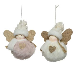 PUNČKA ROZA/BELA 11 CM SORTIRANO