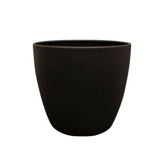 OKRASNI ZUNANJI LONEC TS ALISA MAT ČRN 25 V23 CM