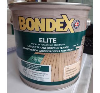 OLJE ZA LES BONDEX DECKING OLJE ELITE BREZBARVNI 2.5 L