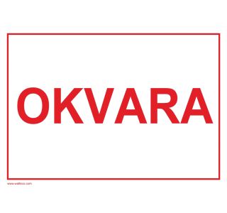 OPOZORILNI ZNAK WALTECO OKVARA