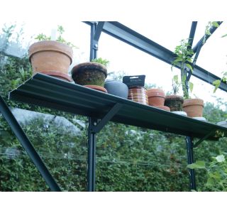 OPREMA ZA RASTLINJAK VITAVIA ALUMINJAST STENSKI REGAL 122X15CM. SMARAGDNI