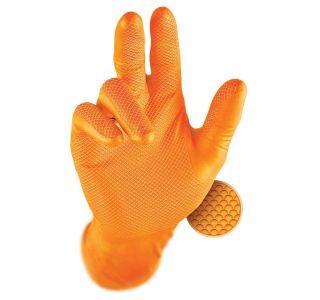 ROKAVICE ZA 1X UPORABO GRIPPAZ ORANŽNE 246 50/1 ŠT. XL