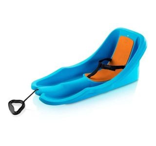 OTROŠKE SANI Z NASLONOM PLASTKON BABY RIDER-MINT ORANŽNA