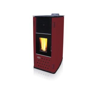 PELETNA PEČ SENKO P 10 AIR MODERN, PC-2 BORDO