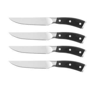 SET NOŽEV ZA STEAK ALI PIZZO  PAKKA 26 CM MAKU  Z ERGONOMSKO OBLIKOVANIM ROČAJEM. PRAVO RAVNOTEŽJE MED REZILOM IN ROČAJEM.