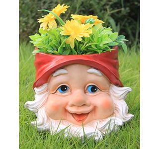 FIGURA, OKRASNA PALČEK LONEC ZA ROŽE VIŠ 16 CM