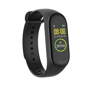 PAMETNA FIT ZAPESTNICA FOREVER FITBAND SB-50 ČRNA