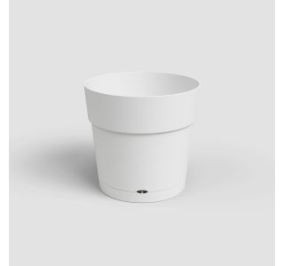 PE ZUNANJI LONEC ARTEVASI CAPRI WIDE 20 CM BEL Z VODNO REZERVO