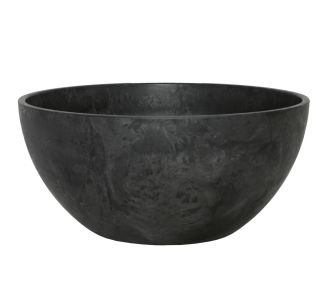 PE ZUNANJI LONEC ARTSTONE FIONA ČRNA SKLEDA 31X15
