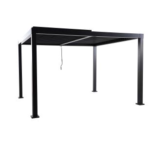 PERGOLA CLIMA BIOKLIMATSKA POLNA ALU 313X358 TEMNO SIVA