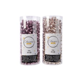 PERLE DECORIS ROZA BARVE 9 M SORT